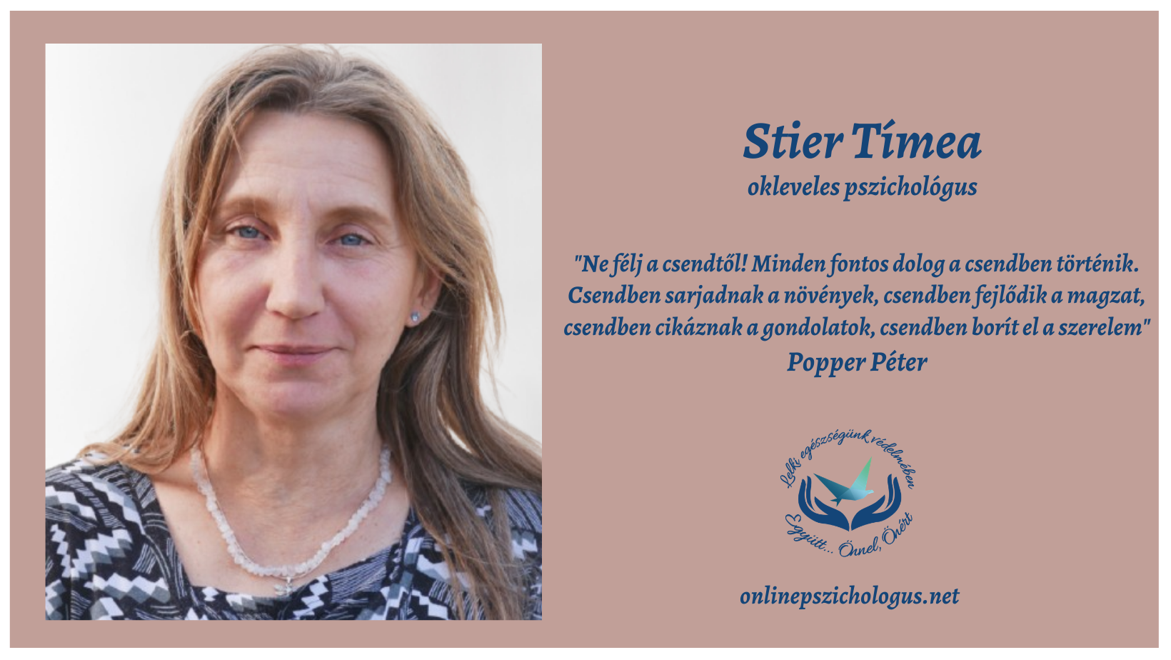 Interjú Stier Tímea okleveles pszichológussal